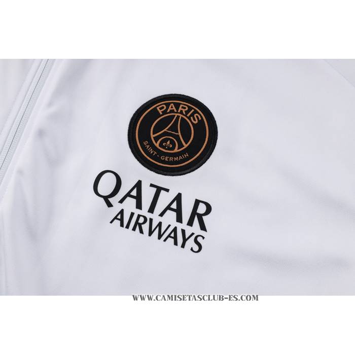 Chandal de Chaqueta del Paris Saint-Germain Jordan Nino 24-25 Blanco